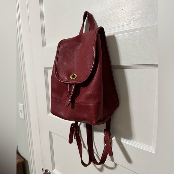 Vintage Coach Large Daypack RED 9791 RARE - Picture 3 of 6